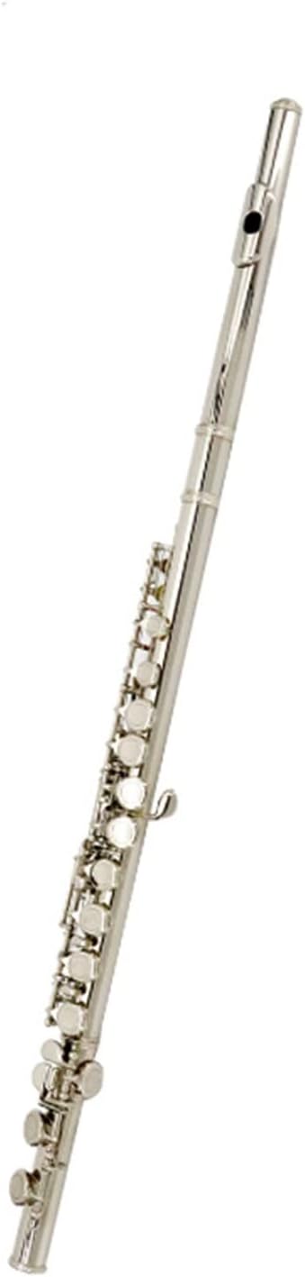 フルート楽器 16穴の銀メッキCキーフルートホワイト銅E初心者